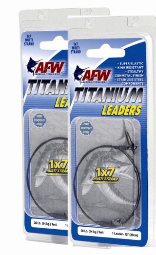 AFW Titanium Single & Multi-Strand Leaders